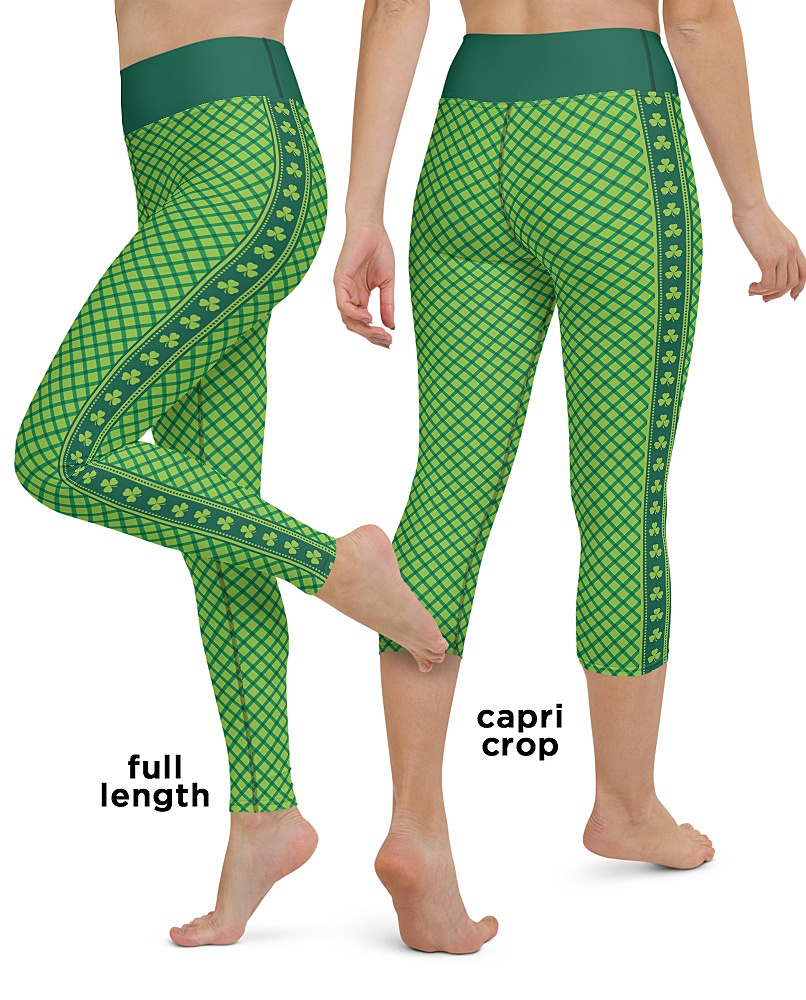 Plaid Yoga Leggings - Sporty Chimp legging, workout gear & more