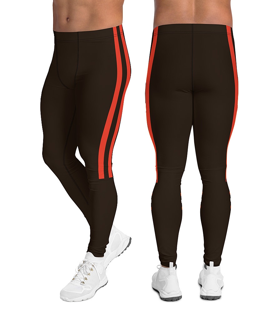 Men's Sports Cleveland Browns Leggings / 2015 to 2019 - Sporty Chimp  legging, workout gear & more