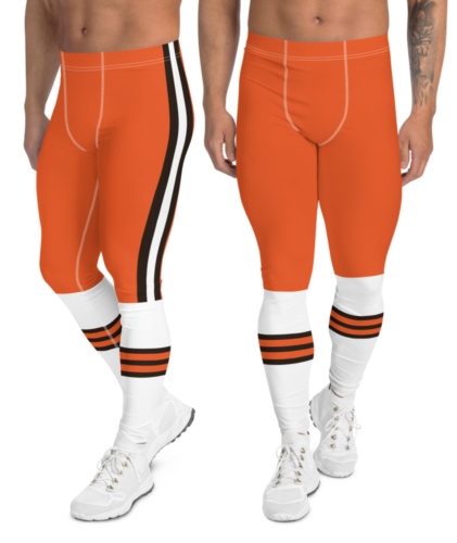 Cleveland browns leggings for men uniform NFL Football exercise pants running tights