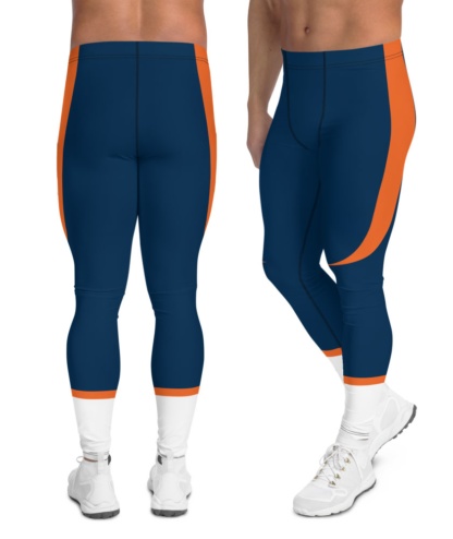Colorado Bronco Denver Broncos leggings for men uniform NFL Football exercise pants running tights