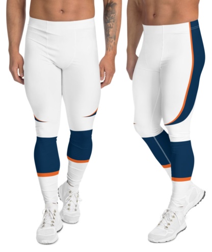 Colorado Bronco Denver Broncos leggings for men uniform NFL Football exercise pants running tights