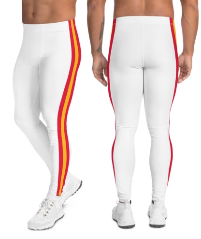 The Kansas City Chiefs leggings for men uniform NFL Football exercise pants running tights