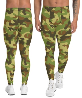 Men's Sports Camouflage Leggings for sports, running, training, boxing