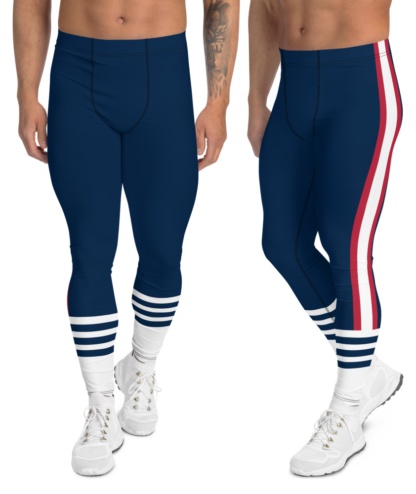 New England Patriots leggings for men uniform NFL Football exercise pants running tights