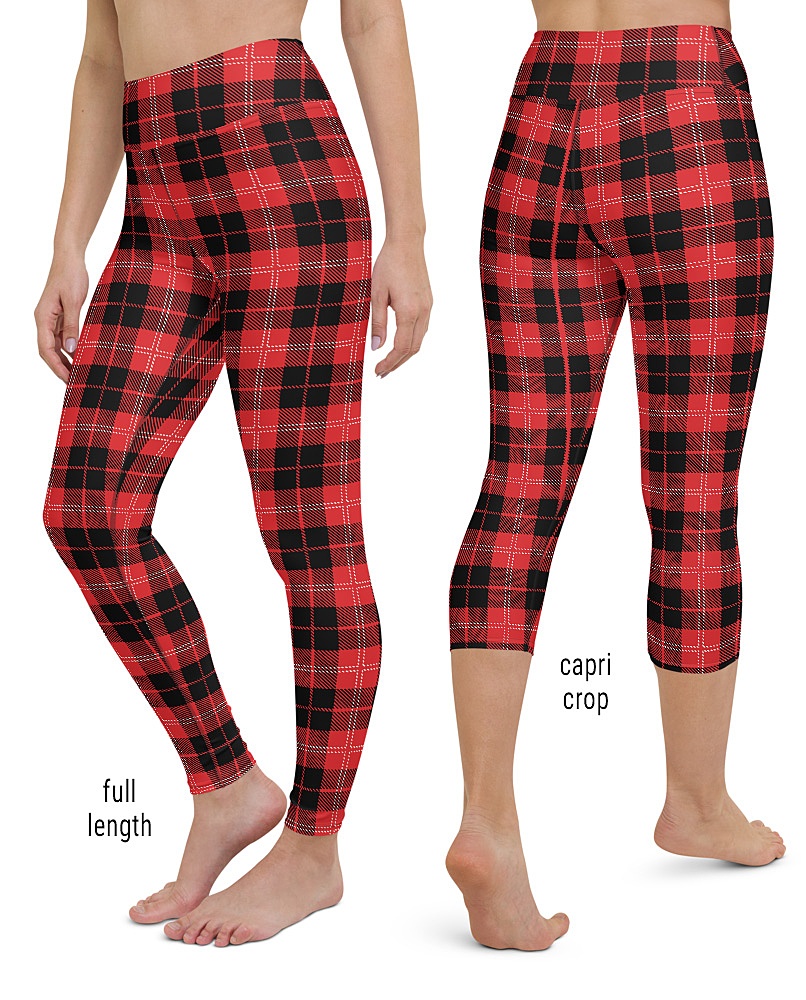 Crazy Plaid Leggings : Beautiful #Yoga Pants - #Exercise Leggings and  #Running Tights - Health and …