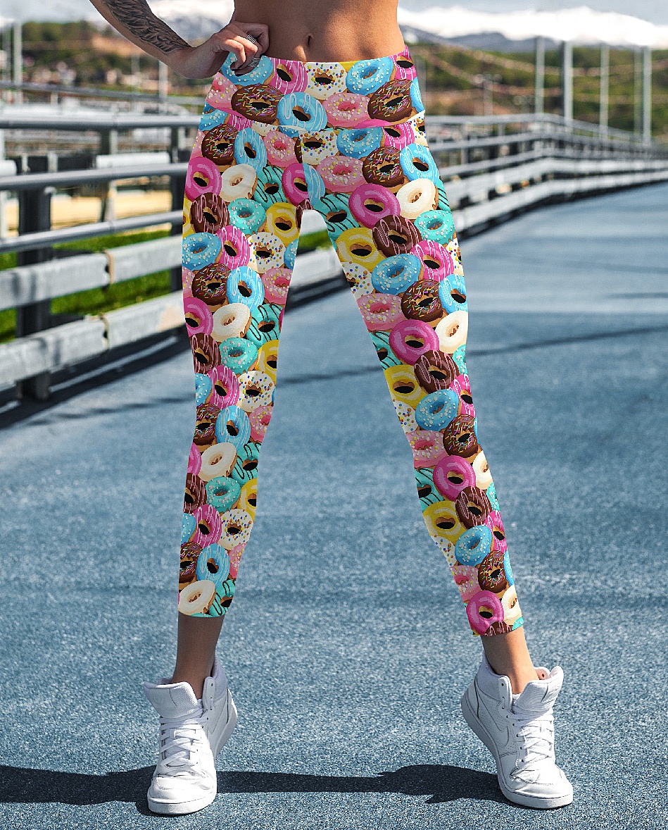 Donut Yoga Leggings - Sporty Chimp legging, workout gear & more