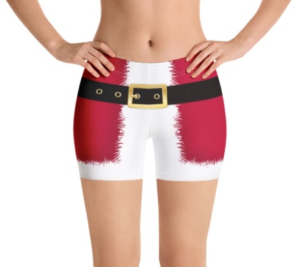 Santa Claus Christmas Speedo shorts