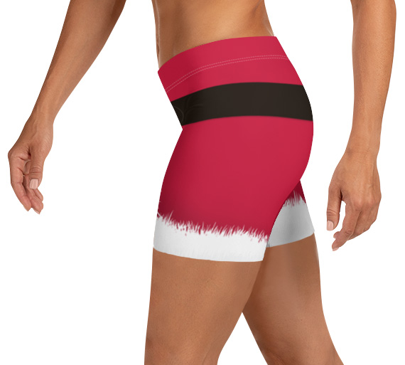 christmas running shorts