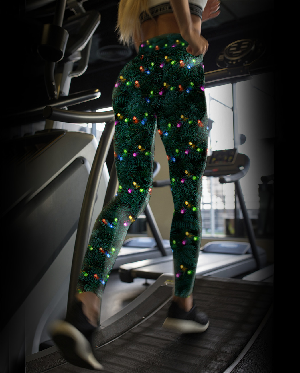 Christmas Tree Lights Yoga Leggings - Sporty Chimp legging, workout gear &  more