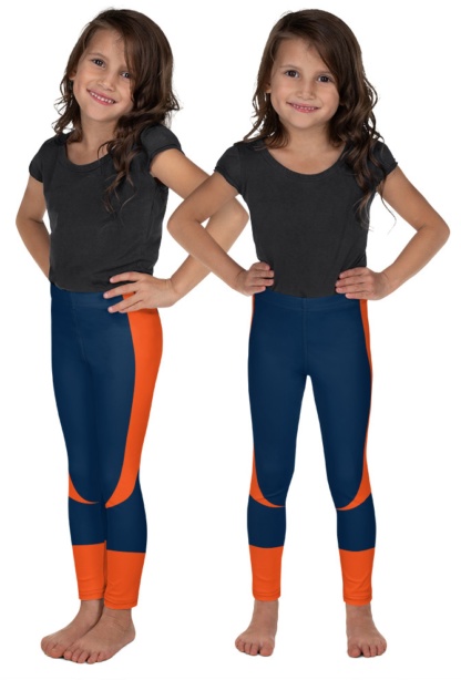 Children child kid kids teen sizes Denver Broncos uniform leggings NFL Football pants