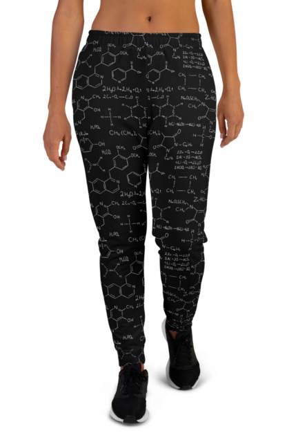Chemistry Formula & Equation Joggers for Women