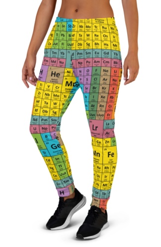 Periodic Table of Elements Joggers for women girls science chemical chemicals tables math chemistry sweatpants sweats tracksuit
