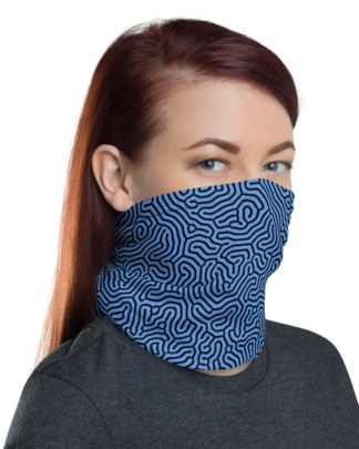 Biological Abstract Face Mask Neck Warmer