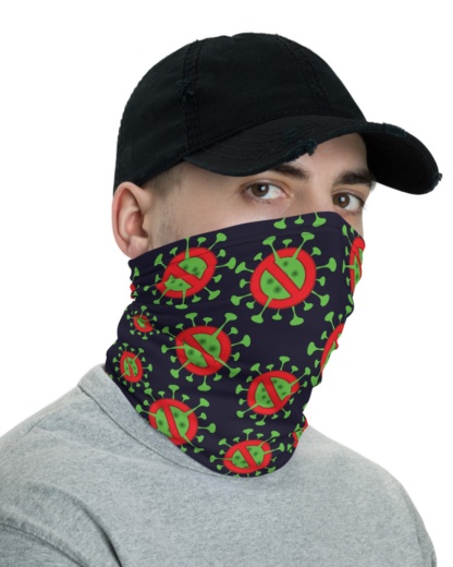 Keep Away Coronavirus (COVID-19) Face Mask Neck Warmer