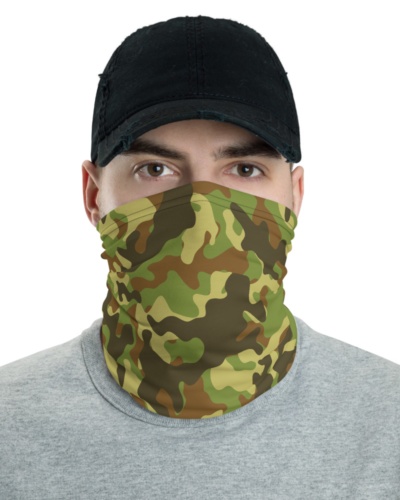 Camouflage Camo Face Mask Neck Warmer - Sporty Chimp legging, workout ...