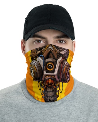 Skeleton Gas Mask Face Mask Neck Gaiter