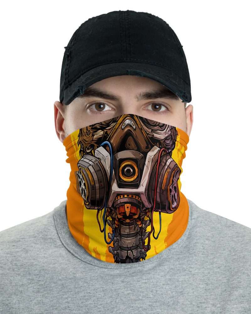 Skull Gas Mask Face Neck Warmer