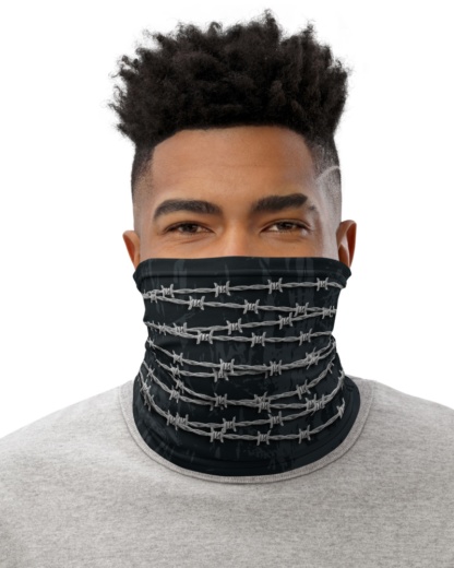 Barbed Wire Face Cover Neck Warmer mask metal wires bandana