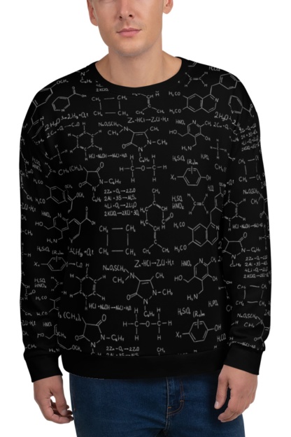 Chemistry Formula & Equation Sweatshirt / Unisex Size scientists science chemist chemistry