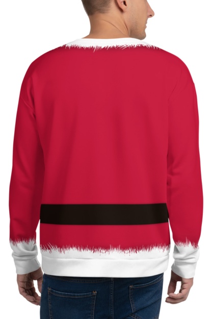 Christmas Santa Claus Costume Sweatshirt Holidays Gift