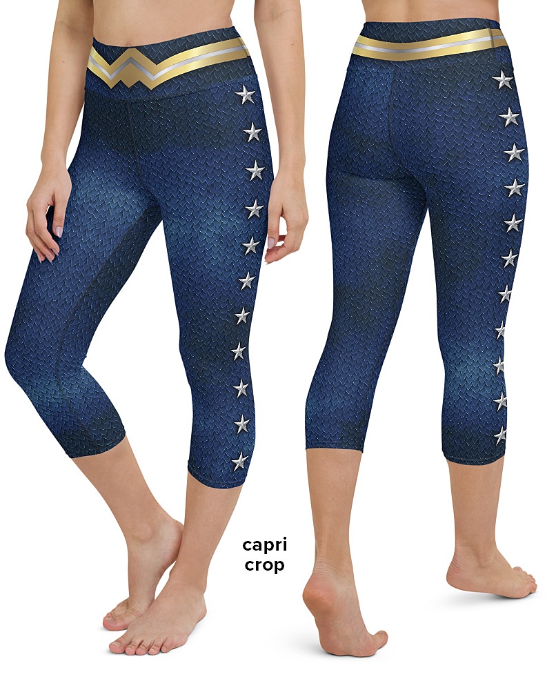 Workout Capris for Women, Cropped Yoga Pants