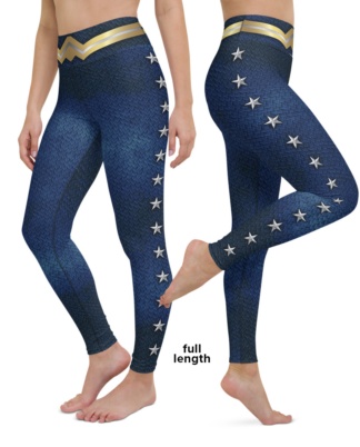 Wonder Women Super Hero Yoga Leggings Halloween custume