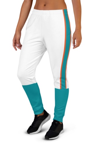 Miami Dolphins Football Uniform Joggers for women's Florida NFL sweats sweatpants