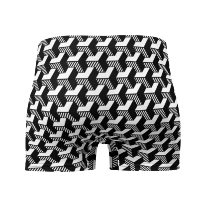3D geometric Striped Men's Boxer Briefs Underwear