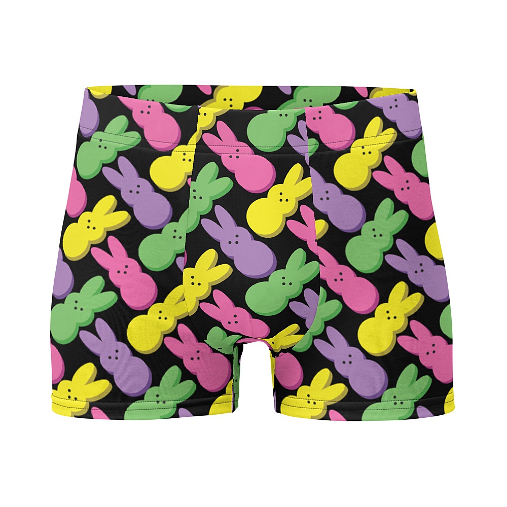 TOOLOUD Happy Easter Bunny Face Front Print Boxers Shorts 