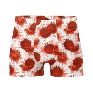 Smashed Red Tomato Boxer Briefs Men's Underwear