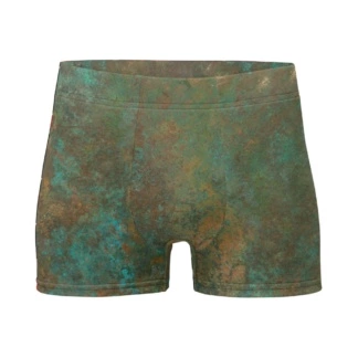 Antique Copper Boxer Briefs Men's Underwear Metal