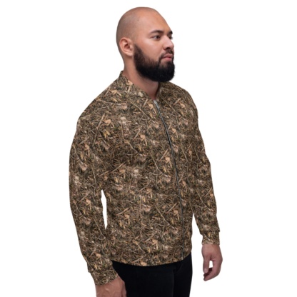 Realistic Camouflage Unisex Hunting Jacket hunter camo tree woods brown coat