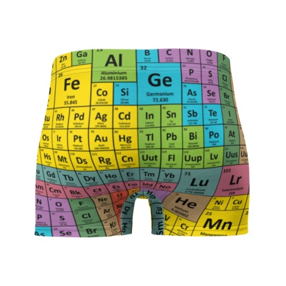 Periodic Table of Elements Boxer Briefs Men's Underwear science scientific gift