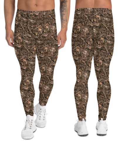 Branches & Twigs Realistic Camouflage Leggings for Men