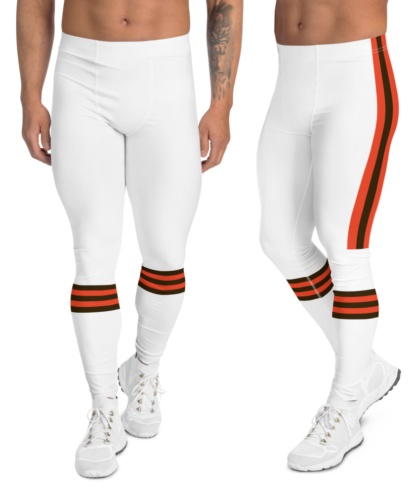 New Cleveland Browns Uniform Football Leggings for Men super bowl
