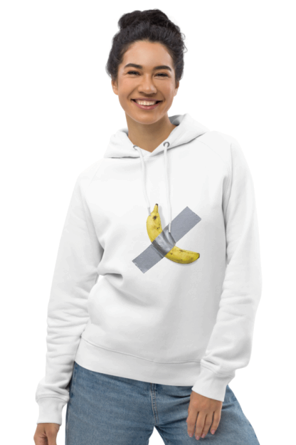 Art Basel Banana Miami Unisex pullover organic hoodie masking tape