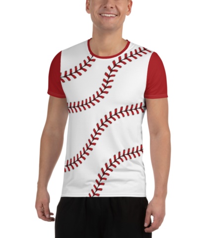 Baseball T-shirt for Men / Athletic Short Sleeve