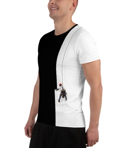 Creative Painter T-shirt / Men's Workout Short Sleeve Top