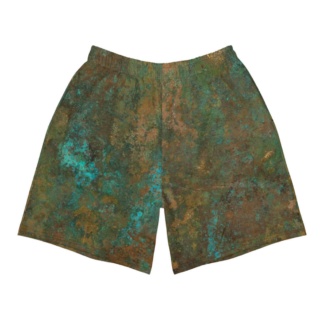 Rusty Rust Antique Copper Men's Athletic Shorts