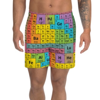 Periodic Table of Elements Men’s Athletic Shorts
