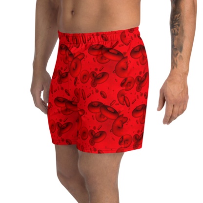 Red Blood Cells Men’s Athletic Shorts