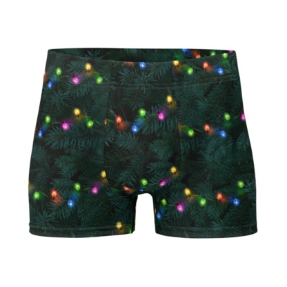 Christmas Tree Lights Boxer Briefs Underwear
