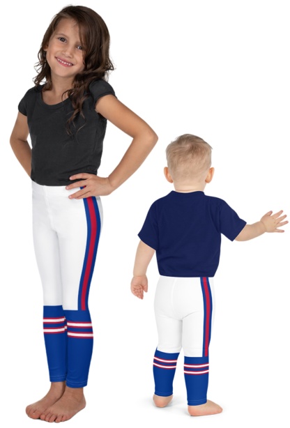 Buffalo Bills Football Uniform Leggings for Kids