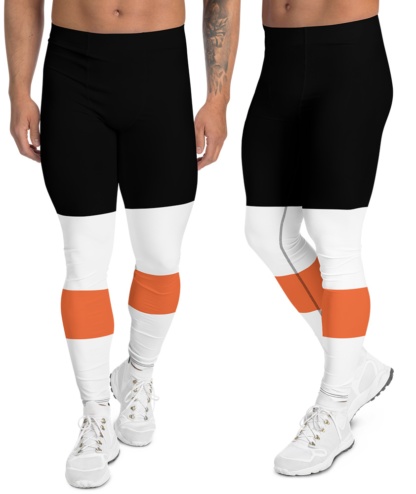 Philadelphia Flyers Ice Hockey Uniform Men's Leggings
