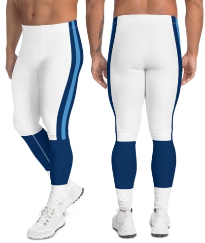 Tennessee Titans Football Uniform Leggings for Men NFL Game Superbowl 1999-2017 retro flashback