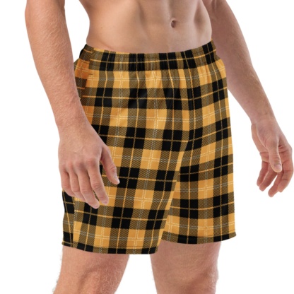 Tartan Scottish Plaid Swim Trunks Swimming Shorts for Men