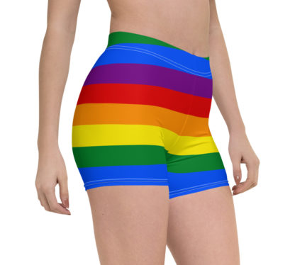 gay flag pride women's shorts LGBT LGBTQ