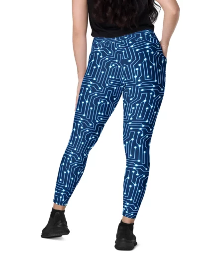 Circuit Board Leggings with pockets