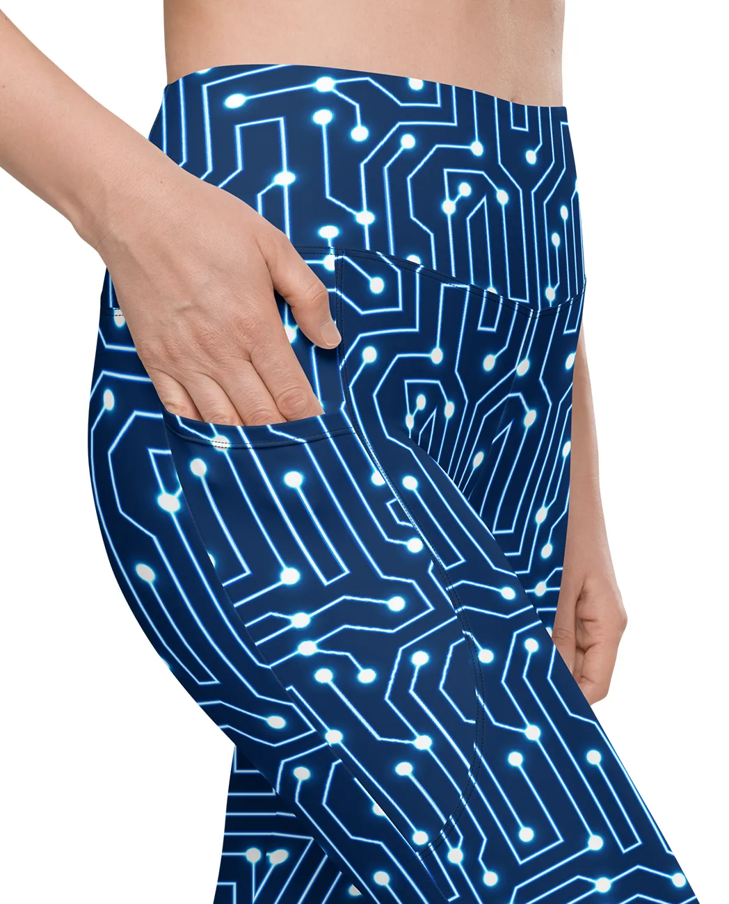 Circuit Board Leggings with pockets - Sporty Chimp legging, workout gear &  more